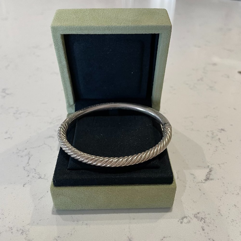 David Yurman Sterling Silver Cable Bracelet